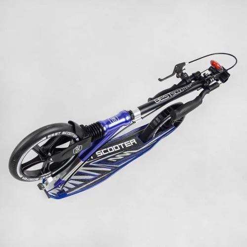 Алюмінієвий самокат Best Scooter з амортизатором та PU колесами для дітей та дорослих міський скейтборд.