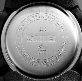 Годинники Skmei полімір каучук 54 мм чорні сині