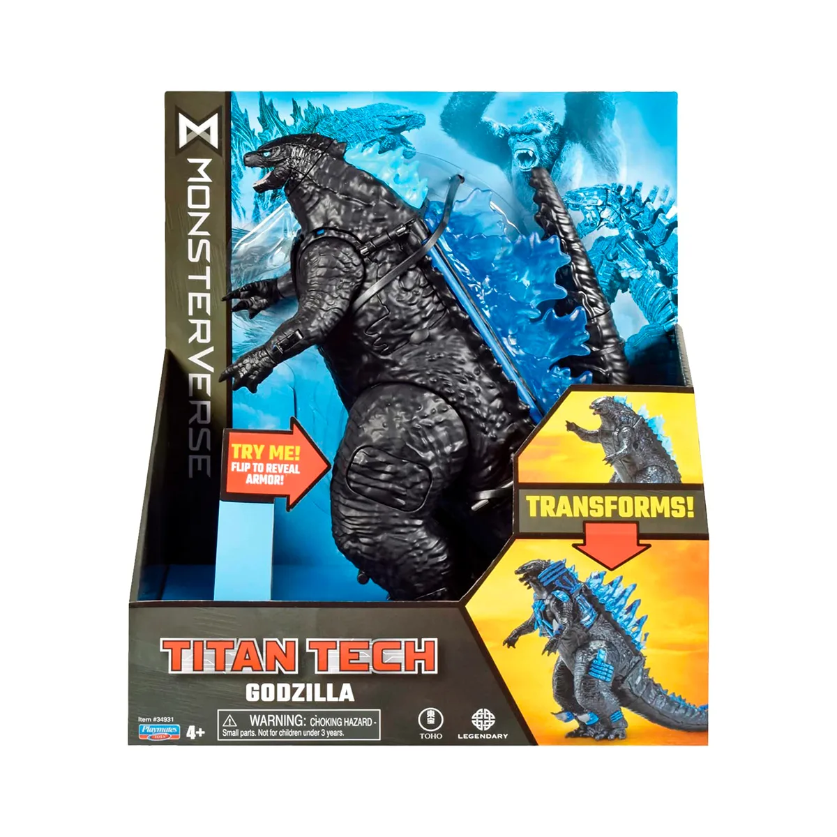 Фігурка Godzilla vs. Kong TITAN TECH полімер 20 см синя