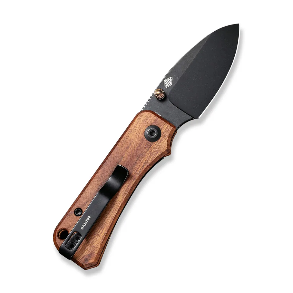 Ніж складаний кишеньковий Civivi Nitro-V 59,4 мм Деревина Guibourtia Коричневий