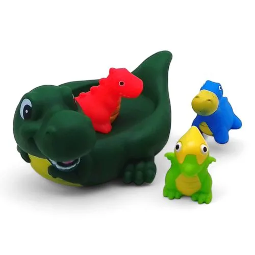 Набір іграшок для ванної Bibi Toys Динозаврики 4 шт. для дітей від 1 року