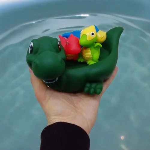 Набор игрушек для ванной Bibi Toys Динозаврики 4 шт. для детей от 1 года
