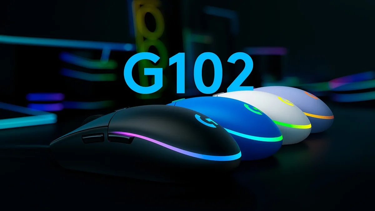 Миша Logitech Провода Оптическая Средняя 8000 dpi Лиловая
