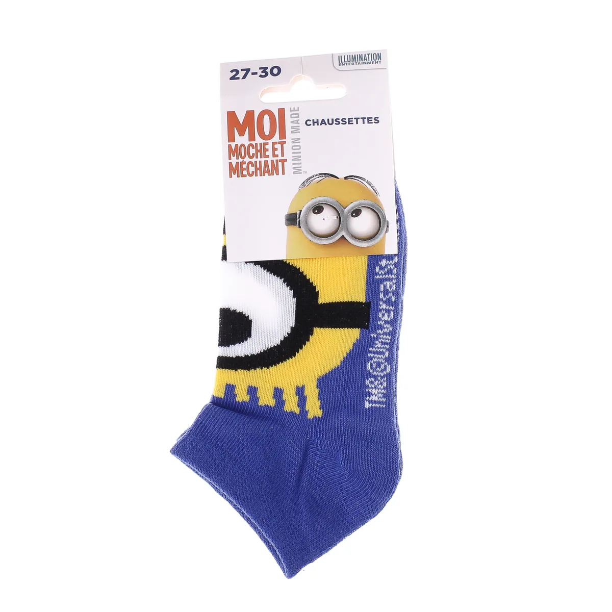 Шкарпетки MINIONS 55% бавовна 31-34 синій