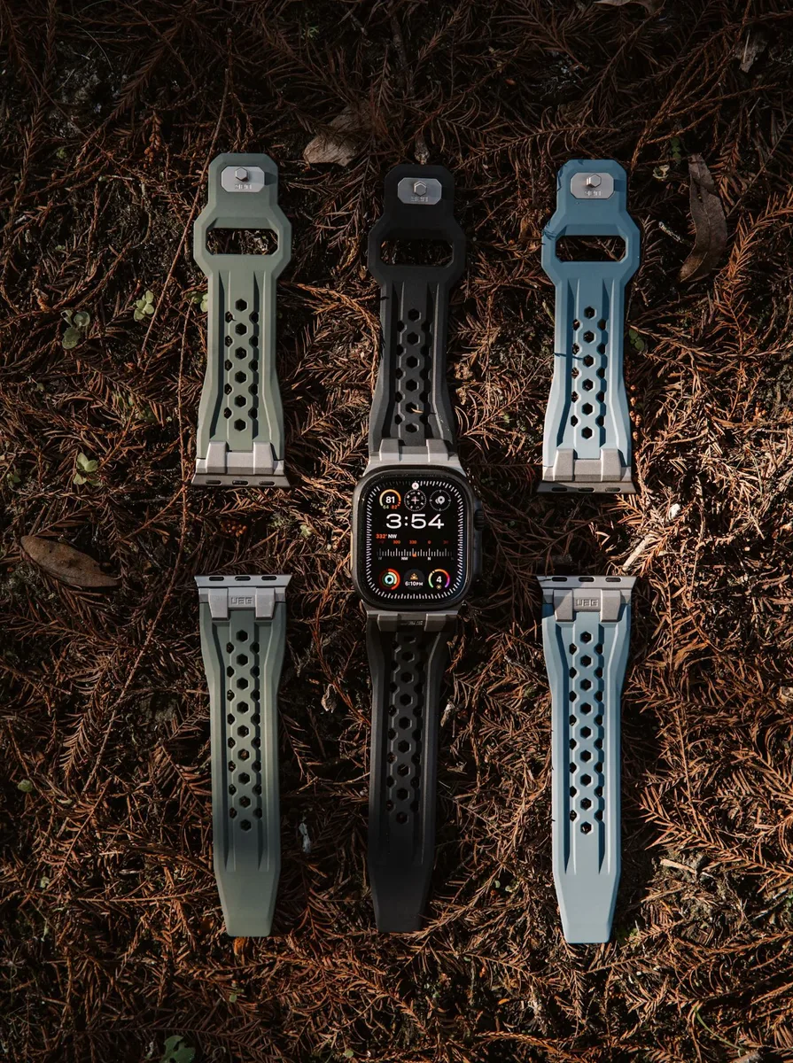 Ремешок UAG для Apple Watch Ultra 2/Ultra-49-45-44мм, Monarch, Cloud Blue/Titanium