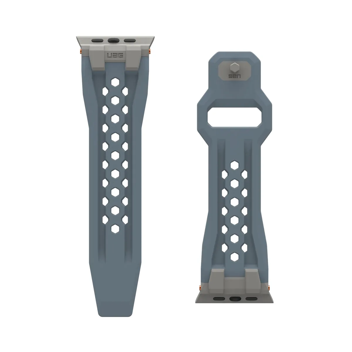 Ремешок UAG для Apple Watch Ultra 2/Ultra-49-45-44мм, Monarch, Cloud Blue/Titanium