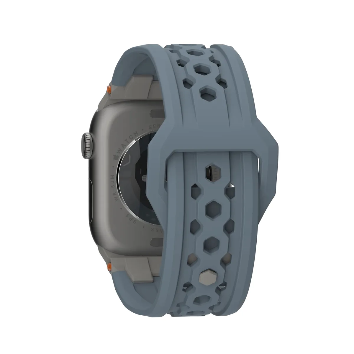 Ремешок UAG для Apple Watch Ultra 2/Ultra-49-45-44мм, Monarch, Cloud Blue/Titanium