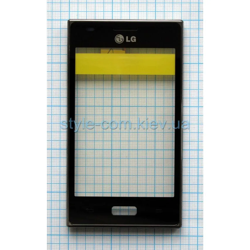 Тачскрін LG High Quality чорний для E610 E612 з рамкою