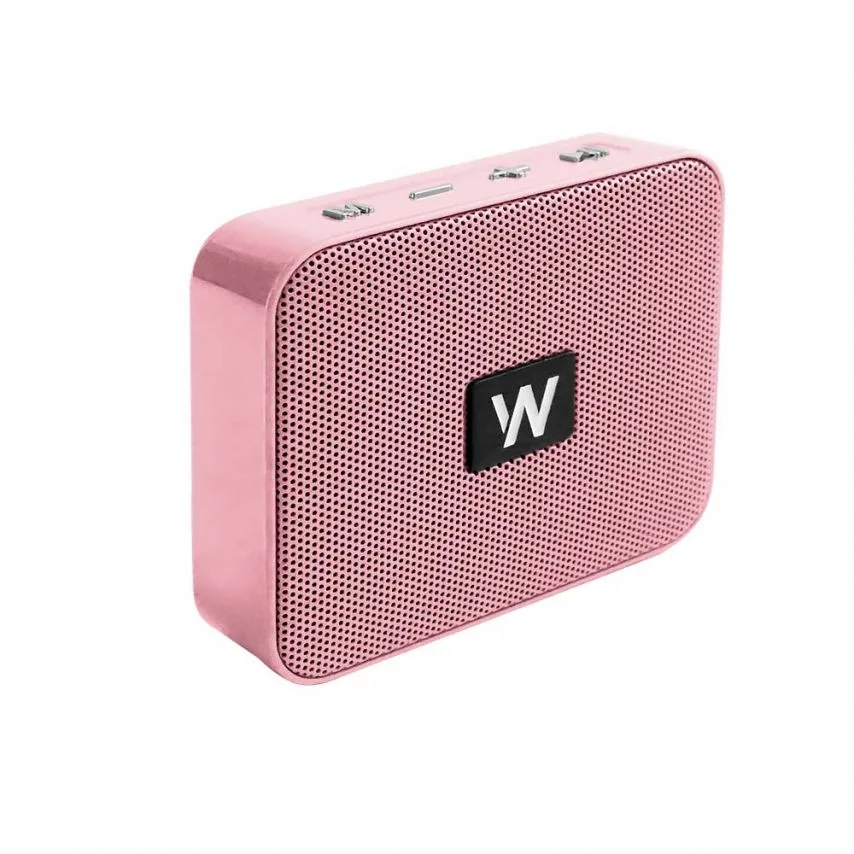 Портативна колонка WALKER Bluetooth 5Вт 86,5х72,3х31,6 мм Рожева