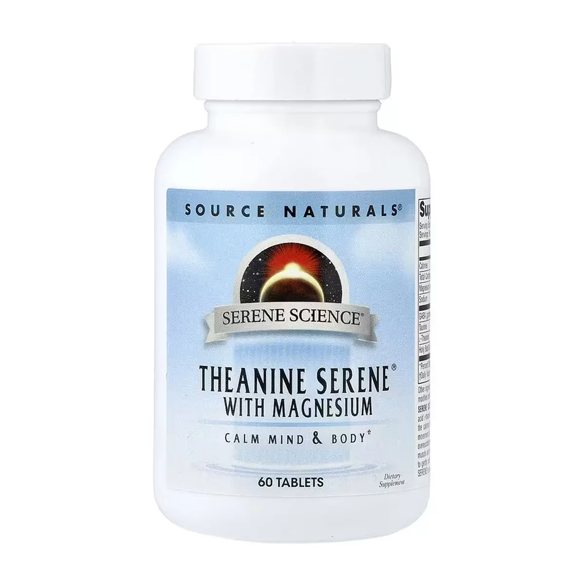Theanine Serene Serene Science 60 таблеток вегетаріанські дієтична добавка
