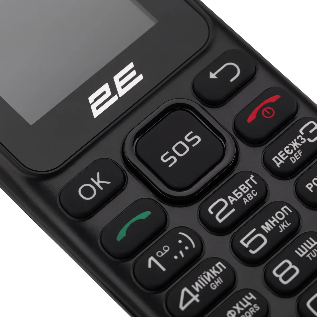Мобільний телефон 2E S180 2024 1.77" 2SIM, 600мА•год, чорний