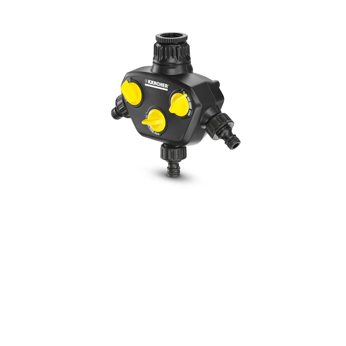 Розподільник для поливу Karcher, 3/4", 1", трьохканальний розподільник води.