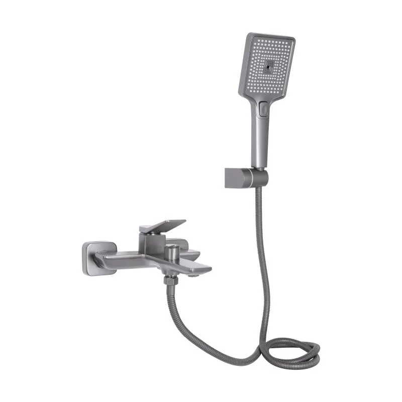 Змішувач для ванни Qtap Presto 259 графітовий латунь 184х131х168 мм