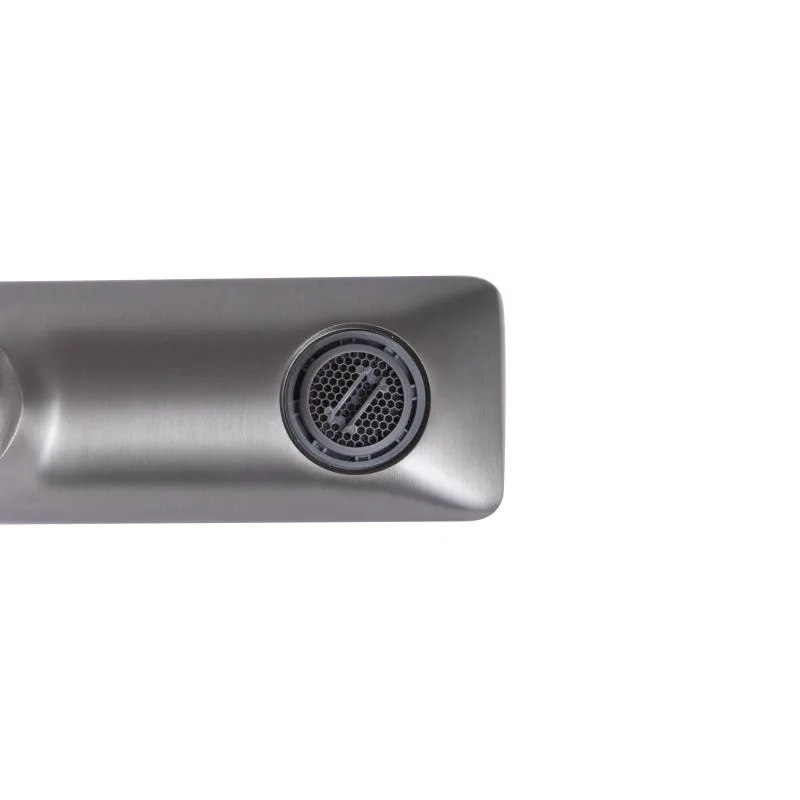 Смеситель для ванны Qtap Presto 259 графитовый латунь 184х131х168 мм