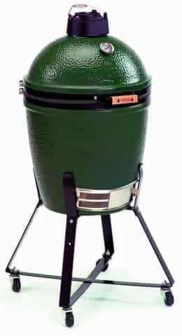 Визок для гриля Big Green Egg XL из медицинской стали черный на колесах