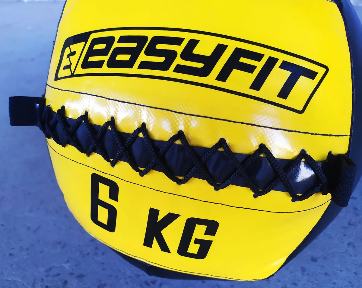 Медицинский мяч EasyFit PU 6 кг Желтый 33 см