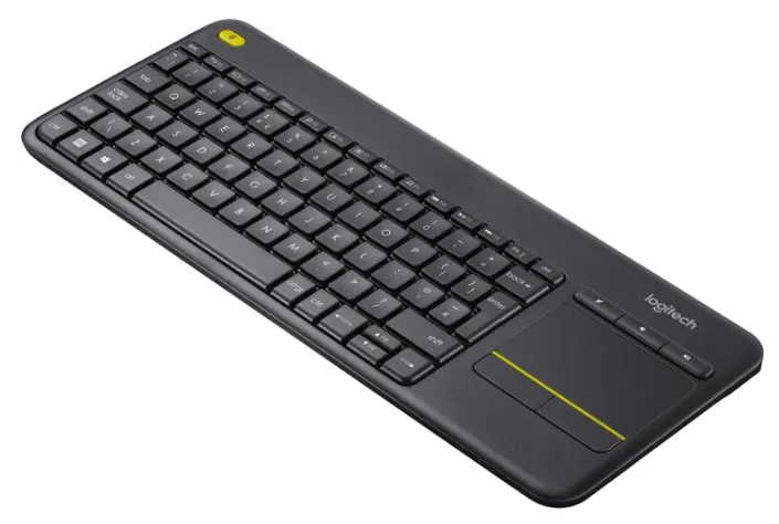 Клавіатура Logitech бездротова мембранна з сенсорною панеллю 139,9х354,3 мм Чорна