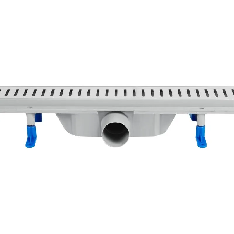 Лінійний трап Qtap Dry FA304-800 800х73 мм Нержавіюча сталь Сірий/Хром