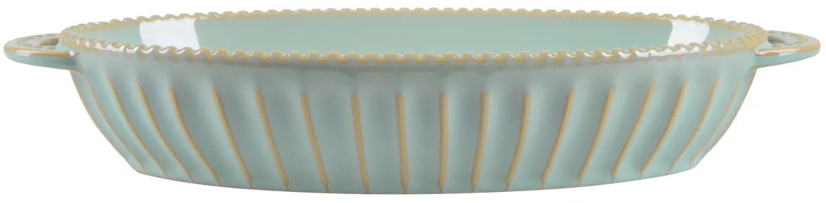 Форма Allegra каменная керамика 34x16,5x6 см оливковая.