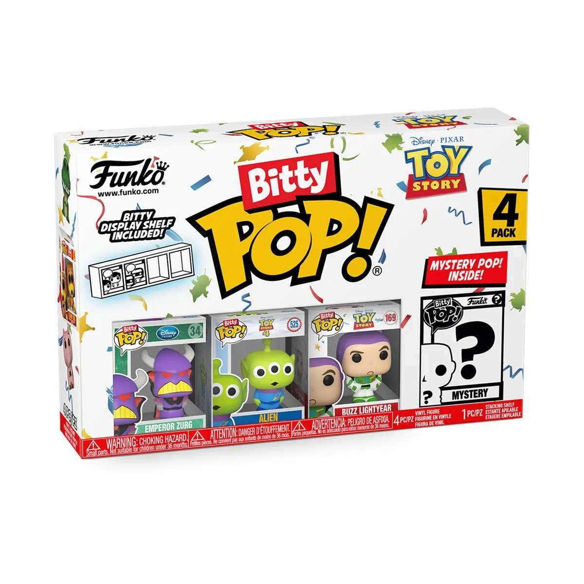 Набор подарочный Funko POP (Bitty): История игрушек - Зург 4 шт.