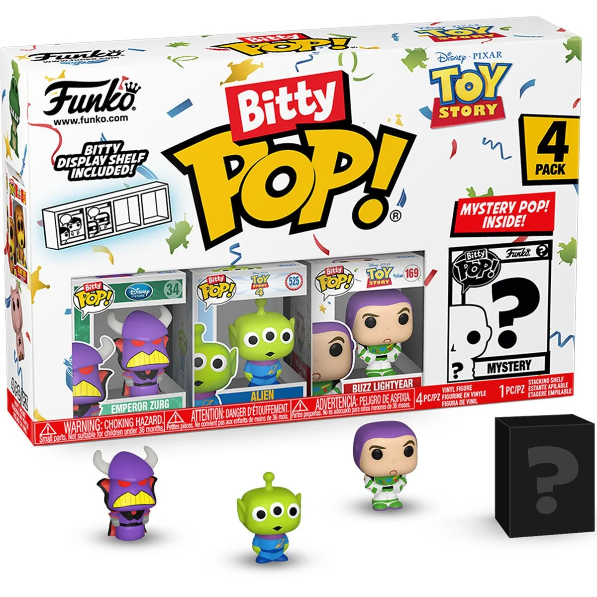 Набор подарочный Funko POP (Bitty): История игрушек - Зург 4 шт.