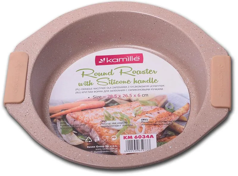 Форма Kamille з вуглецевої сталі 28,5х26,5 см бежевий