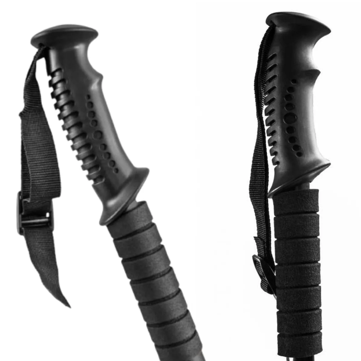 Треккинговые палки Active Point алюминий 60-135 см черные желтые