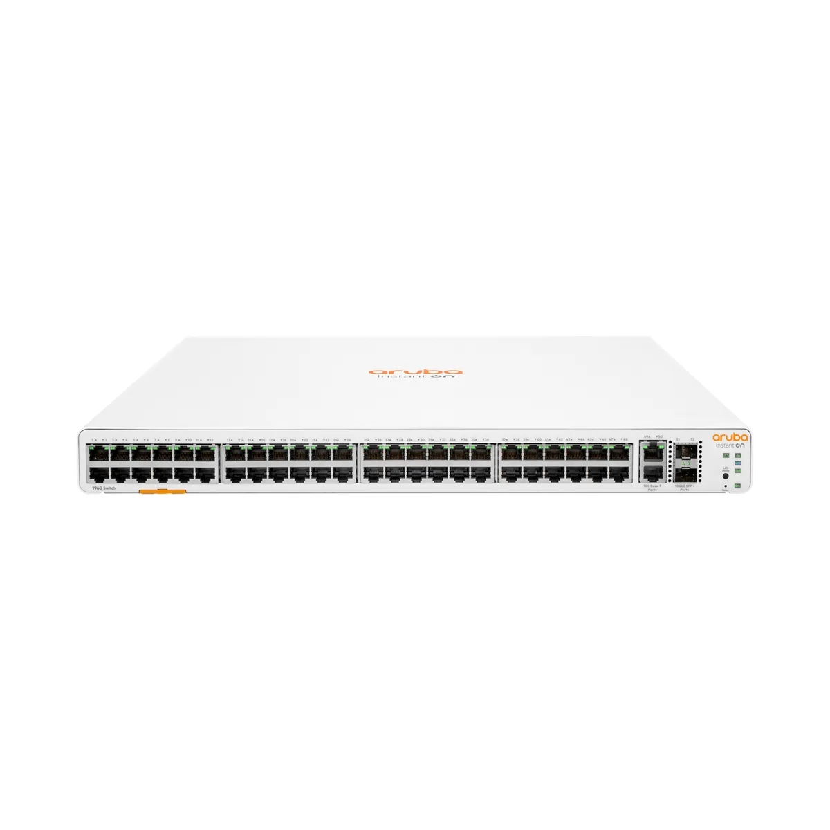 Комутатор HPE Aruba Instant On 1960, 48xGE, 2хSFP+, 2х10GE ports, 4xStackable, LT Warranty