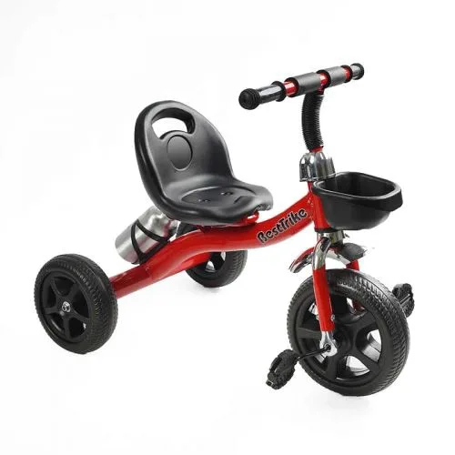 Велосипед триколісний BestTrike з кошиком та пляшкою для дітей сталевої рами та EVA колесами