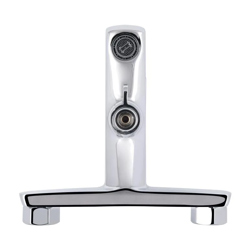 Смеситель для ванны Qtap Tern 259 однорычажный латунь хромированный 190х210х105 мм