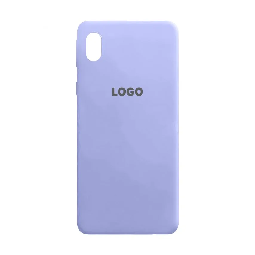 Чохол Silicone для Samsung силікон 2020 лавандовий