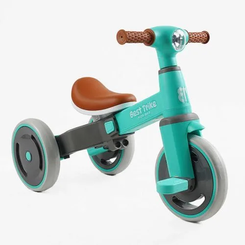 Велосипед триколісний Best Trike для дітей з ручкою та безпечними колесами дитячий транспорт