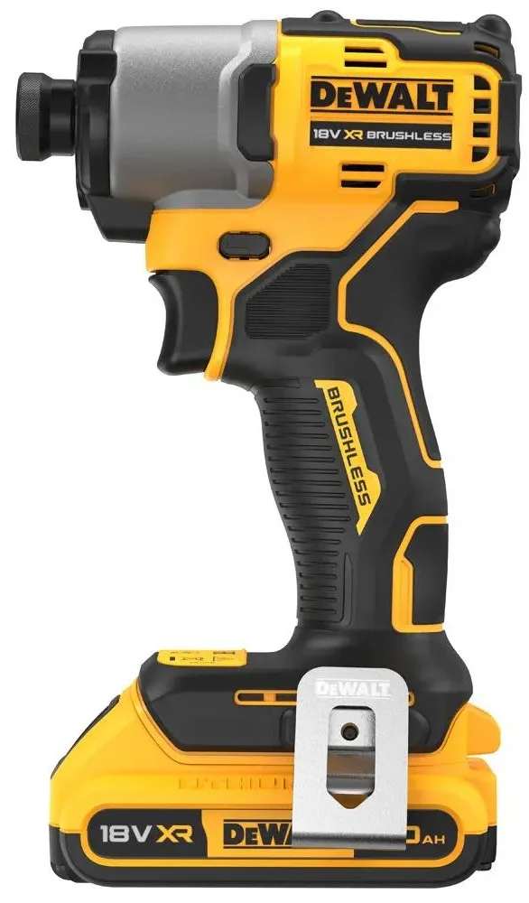Акумуляторний ударний шурупокрут DeWalt 18В безщітковий 3200 об/хв легкий інструмент для вкручування кріплень