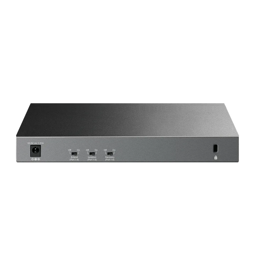 Комутатор TP-LINK 10 портів 8 PoE 61 Вт без вентилятора