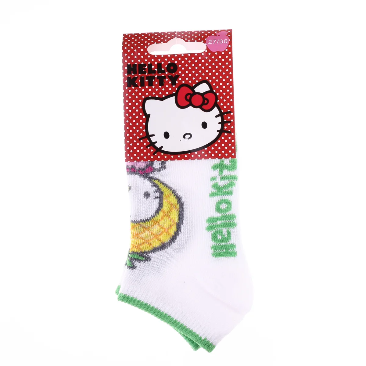 Шкарпетки Hello Kitty бавовна 35-38 білий