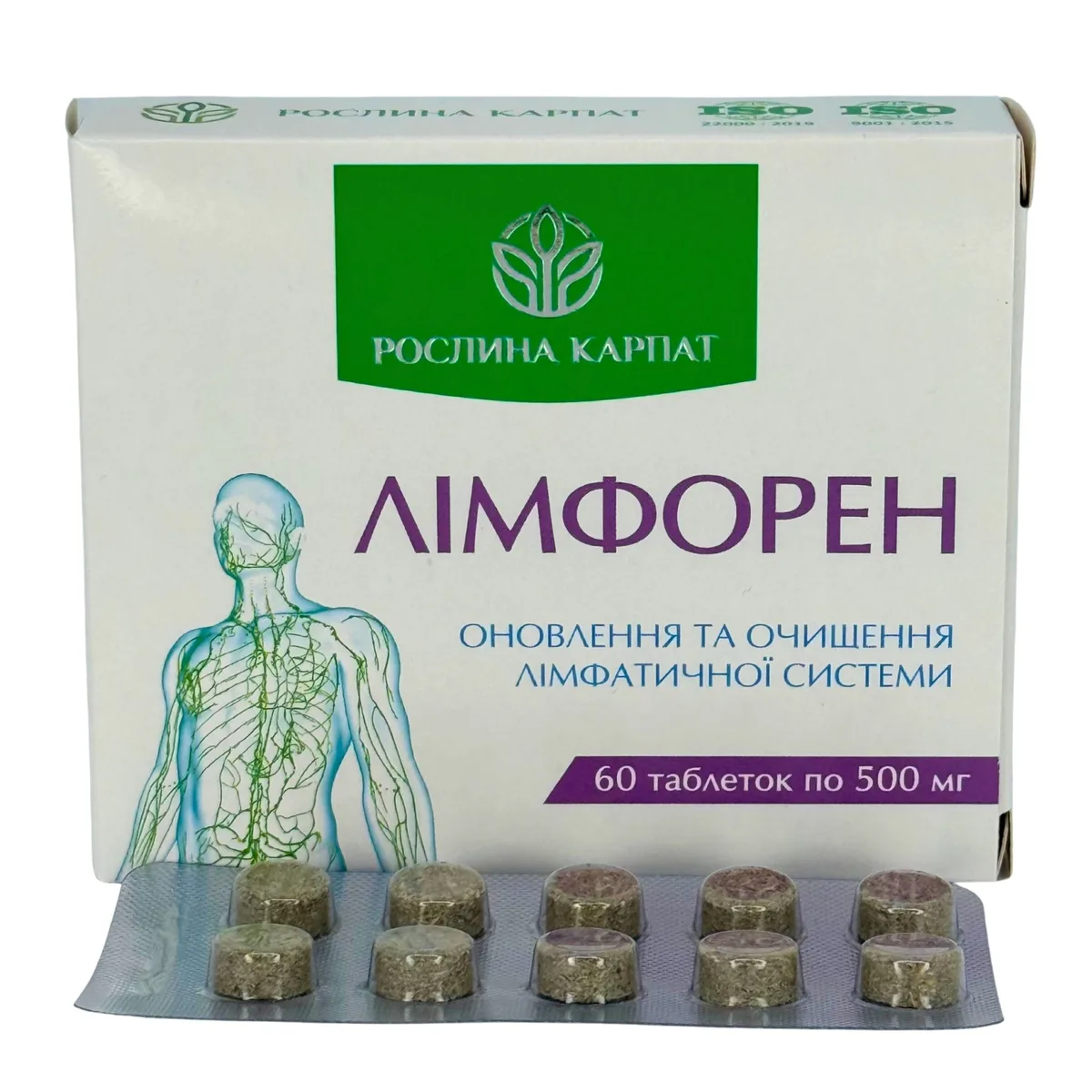 Лимфорен — фитокомплекс для очистки лимфатической системы и укрепления организма Рослина Карпат