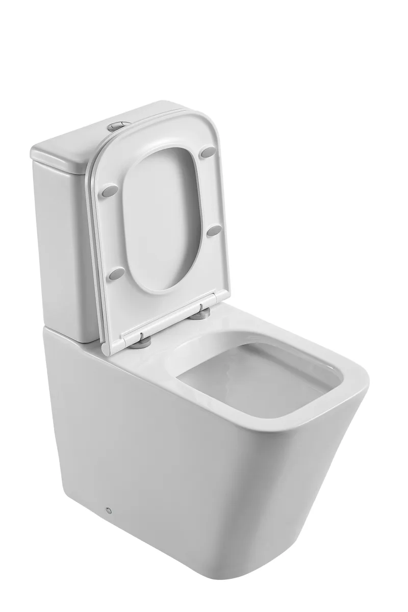 Унітаз-компакт MIXXUS PREMIUM санітарна порцеляна 610х365х825 мм Білий RIMLESS