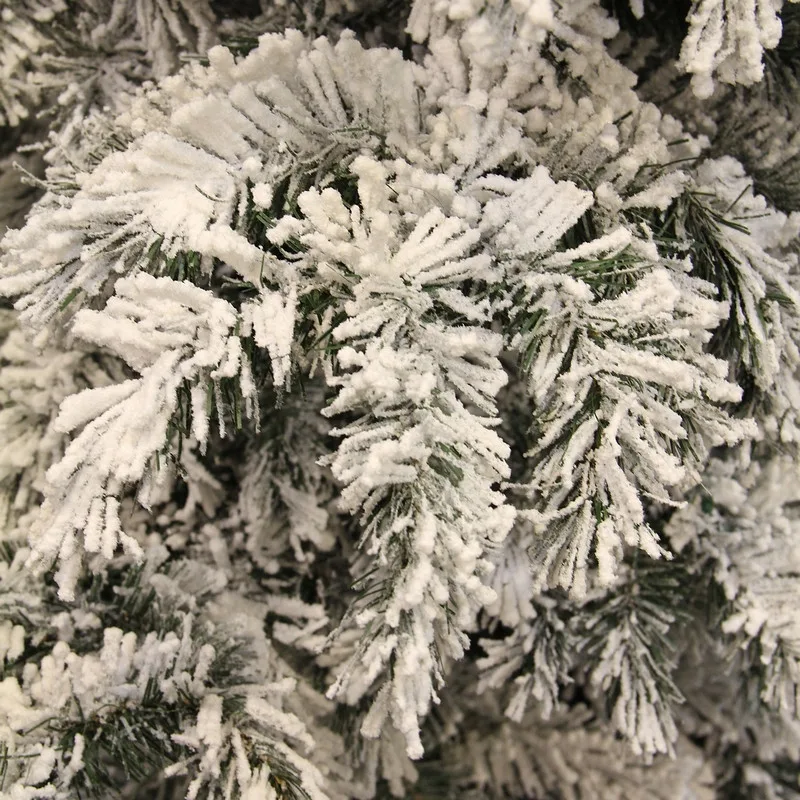 Гірлянда Dinsmore Frosted ПВХ 180 см зелена зі снігом