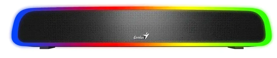 Акустика Genius Bluetooth 2 канали 4 Вт RGB чорна 448х72,6х73,5 мм
