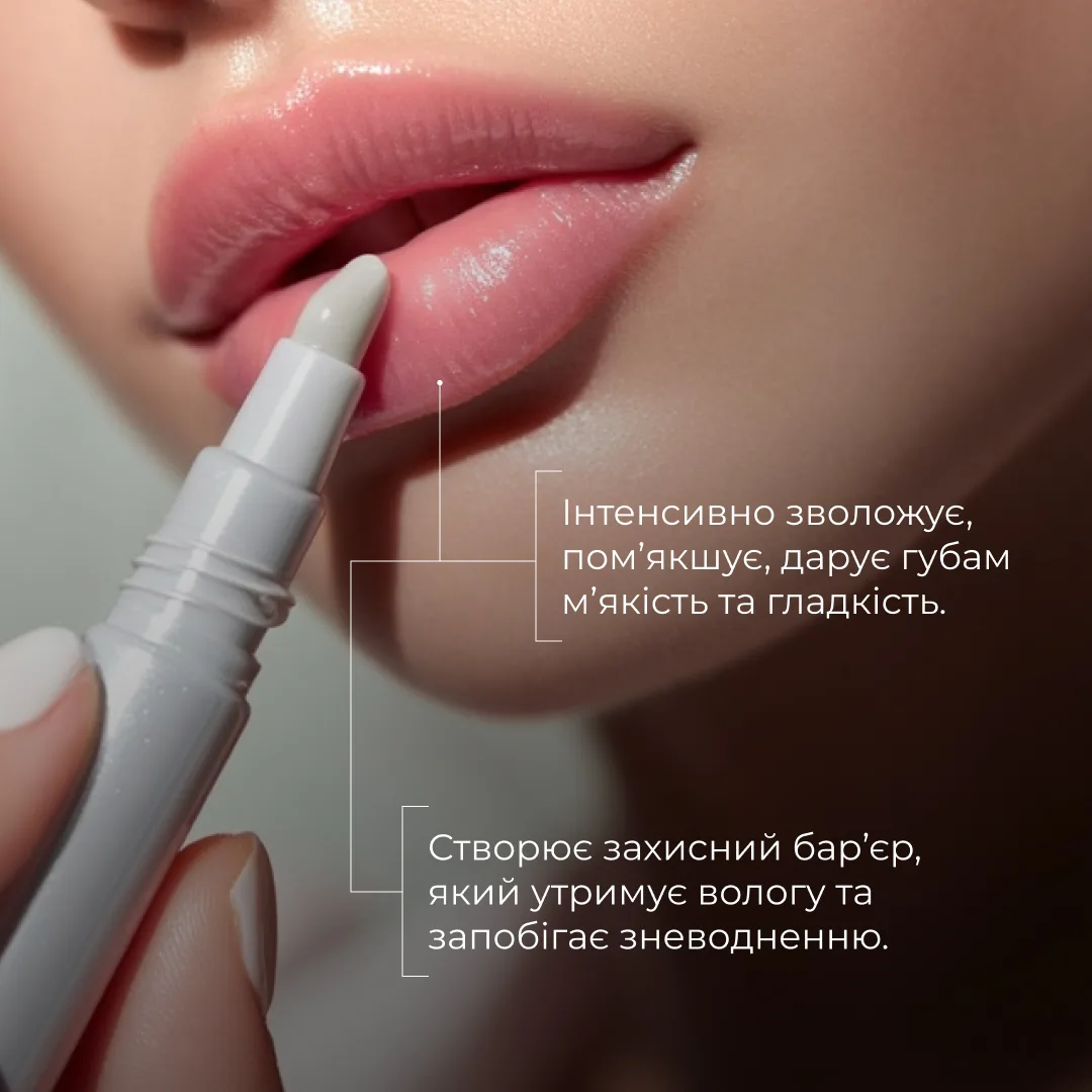 Комплект проти тьмяності шкіри обличчя та сухості губ Hillary Set Against Dull Skin and Dry Lips