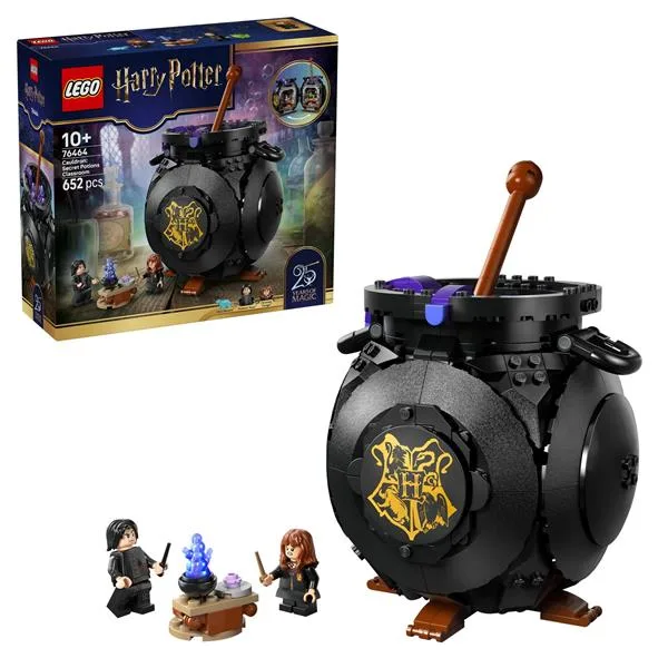 Конструктор LEGO Harry Potter Котел 652 деталі 28х26х10 см Червоний
