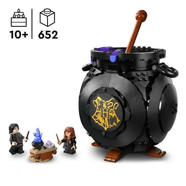 Конструктор LEGO Harry Potter Котел 652 деталі 28х26х10 см Червоний