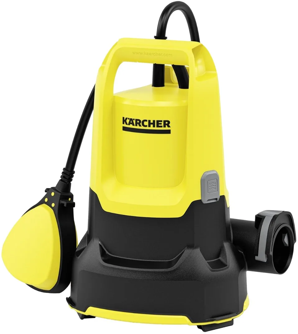 Дренажний насос для чистої води Karcher SP 9.000 Flat, 280 Вт, продуктивність 9 куб. м/год, висота підйому 6 м, глибина занурення