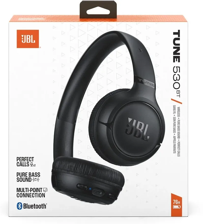 Гарнітура JBL бездротова накладна чорна 33 мм 20-20000 Гц