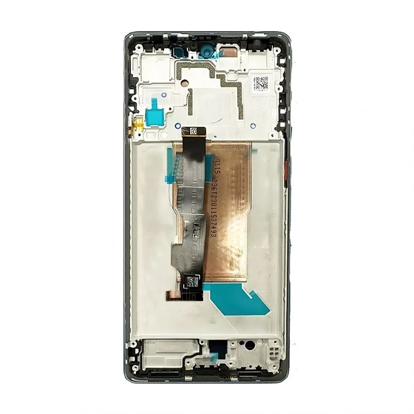 Дисплей AMOLED для Xiaomi Poco F5 6,67 дюйм чорний з сенсором і рамкою Service Original