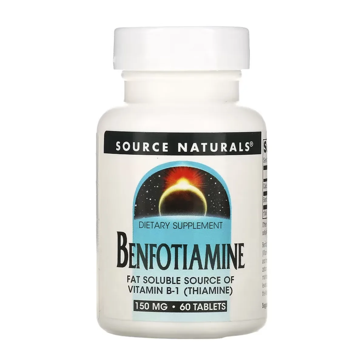 Бенфотиамін 150 мг 60 таблеток Source Naturals