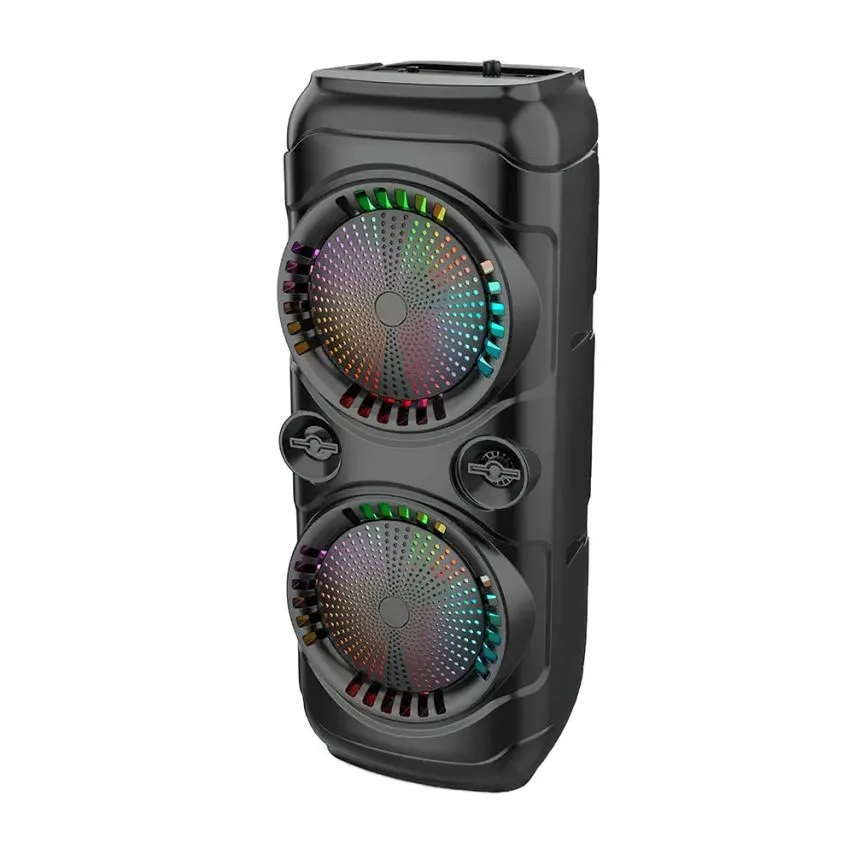 Портативна колонка Bluetooth 30W ABS 643х252х238 мм Чорна