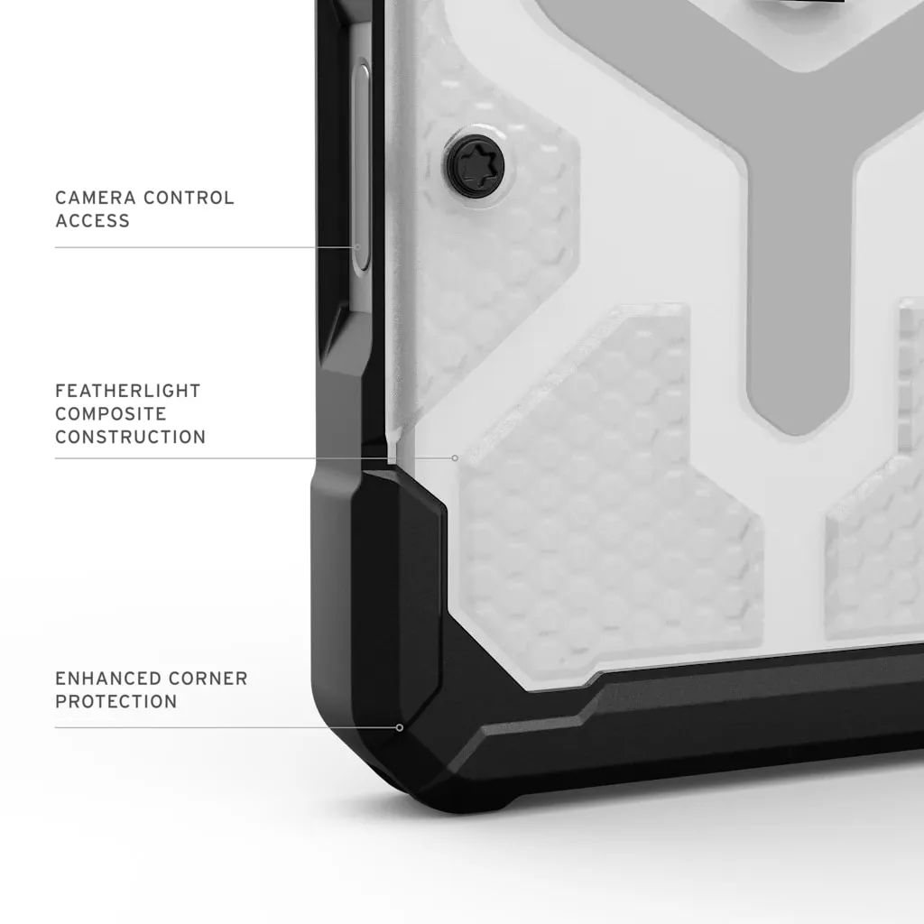 Чохол UAG для iPhone 17 Pro Max, Pathfinder Clear MagSafe, Ice/Silver
