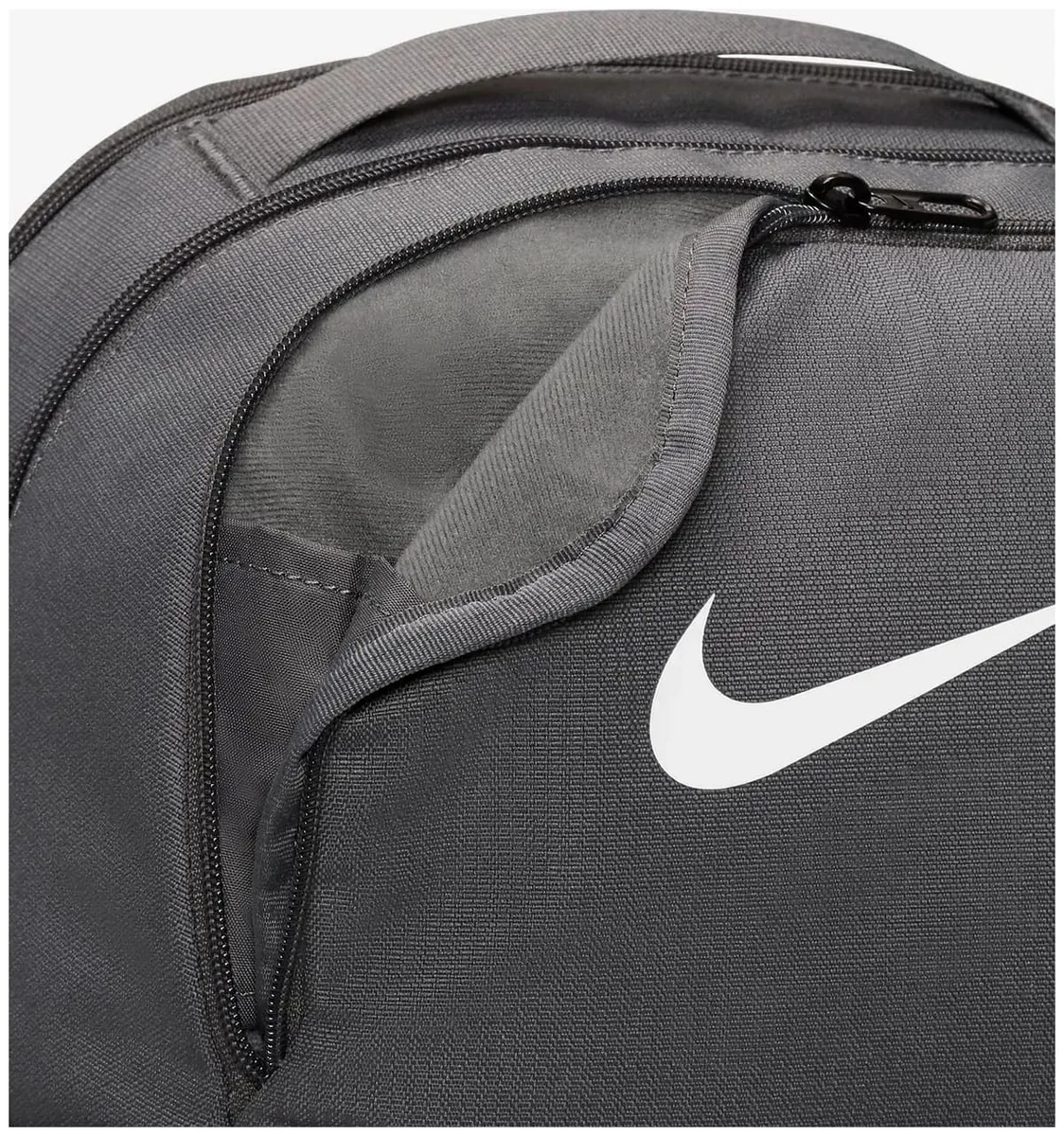Рюкзак Nike поліестер M сірий 46х30х18 см