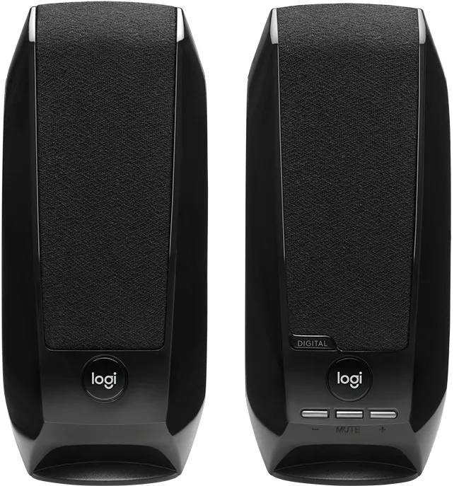 Акустика Logitech 2.0 Пластик Чорна 158х68х64 мм